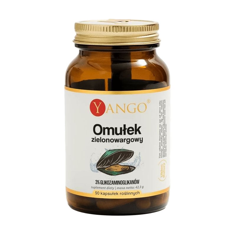 Зелена мідія Yango Green Mussel Extract, 90 капсул